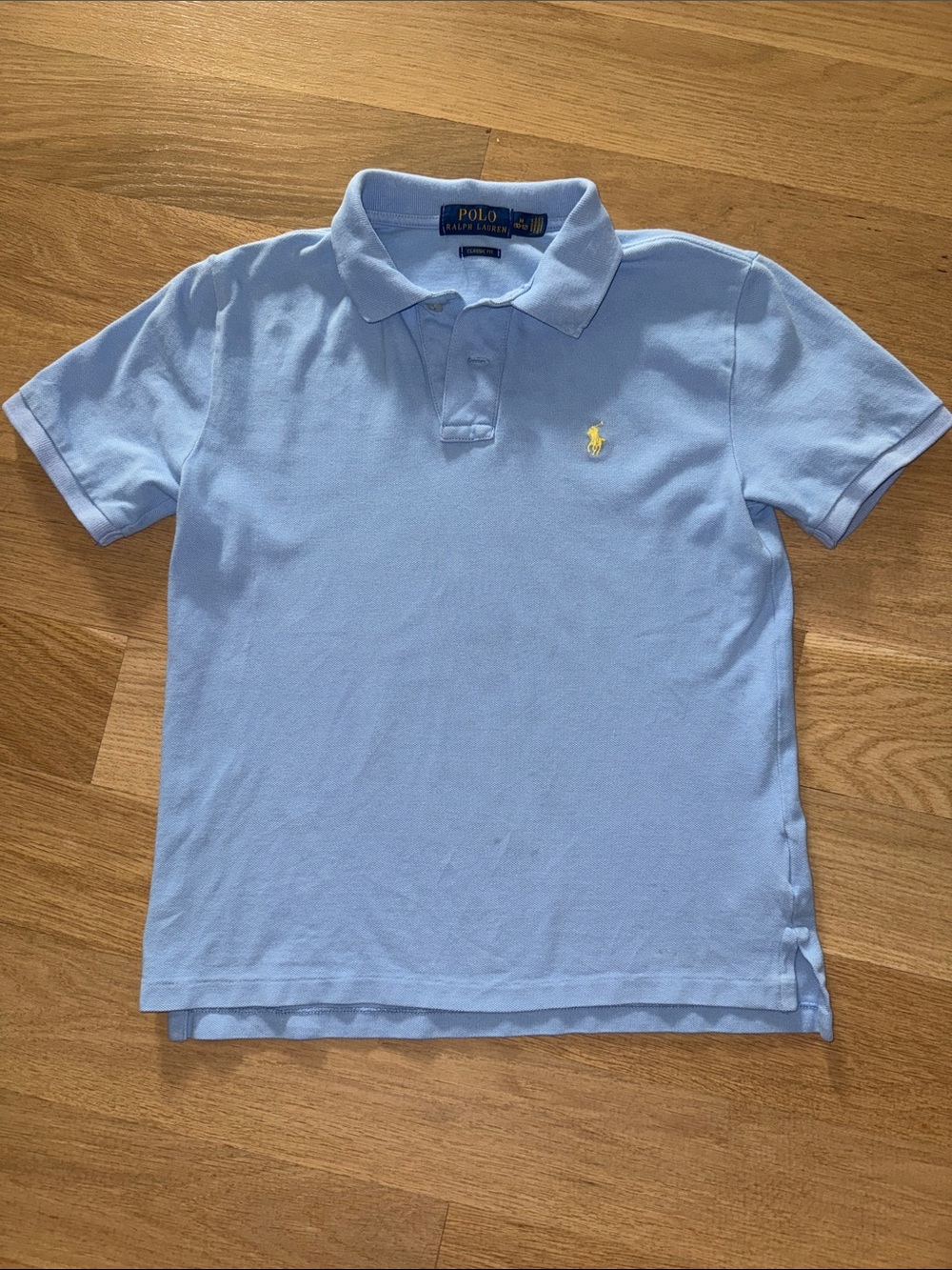 Ralph Lauren Boys' Light Blue Polo Shirt M 10-12